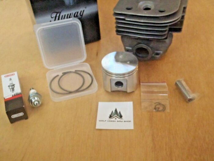Hyway Nikasil cylinder piston kit for Husqvarna 390XP 385 55mm Jonsered 2188 - Image 3