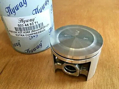 Hyway POP UP piston kit Husqvarna 268 266xp 268xp with Caber ring extra compression - Image 3