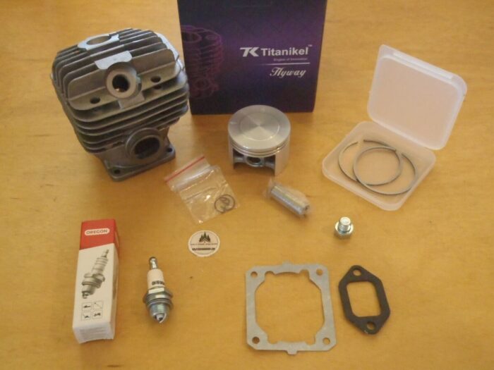 Hyway Titanikel BB 52mm cylinder pop up piston for Stihl 044 MS440 Caber rings