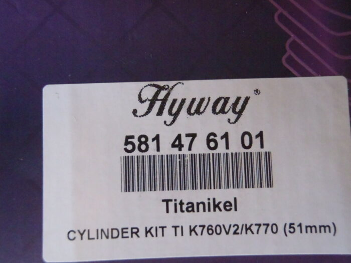 Hyway Titanikel cylinder piston kit for Partner Husqvarna K770 K760 cut off saw - Image 11