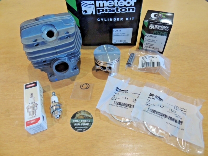 Meteor cylinder piston kit for Stihl 064 52mm Italy Nikasil