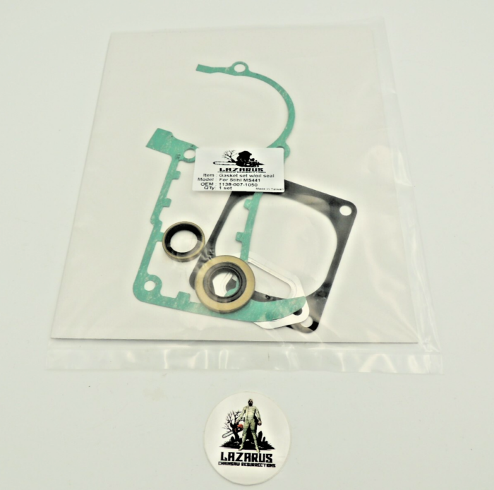 Gasket and crankshaft seal kit for Stihl MS441 MS441C Lazarus - Image 3