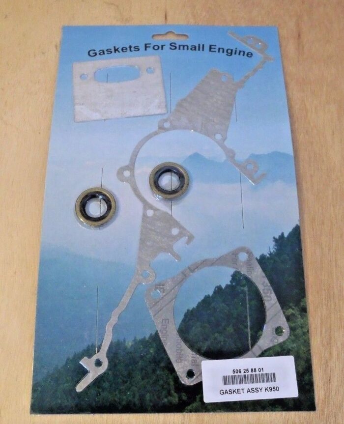 Gasket set crankshaft seals for Husqvarna Partner K950 concrete saw NEW