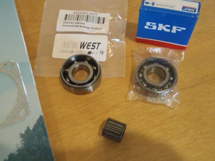 Hyway Gasket set crankshaft seals SKF NW bearings for Stihl MS360, 036, 034 gaskets - Image 3