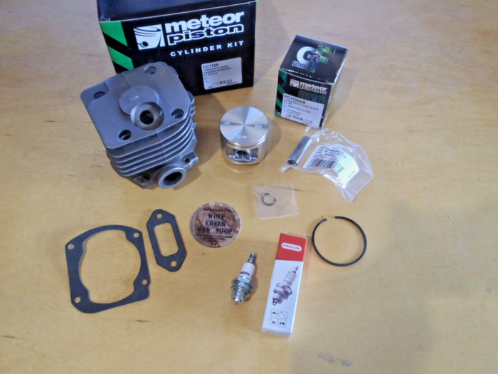 Meteor Nikasil cylinder piston for Husqvarna 365 371 371XP 372 372XP 50mm Italy