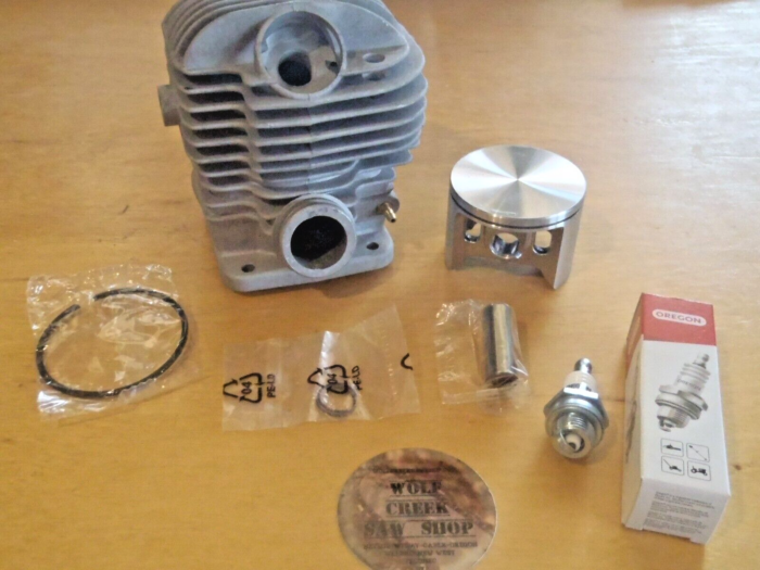 New West Big Bore Nikasil cylinder piston for Dolmar Makita DCS 6401 6400 6421 7900 54mm - Image 3