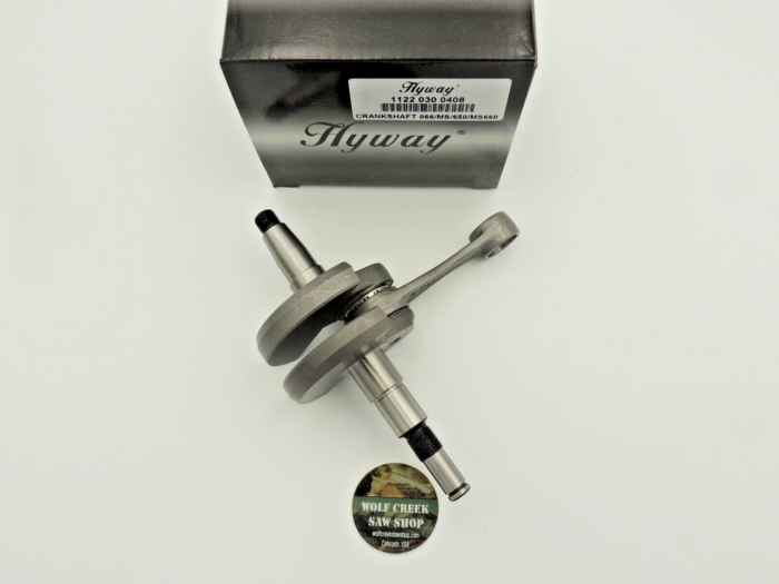 Hyway crank crankshaft for Stihl MS660, 066 NEW 1122 030 0408 - Image 3
