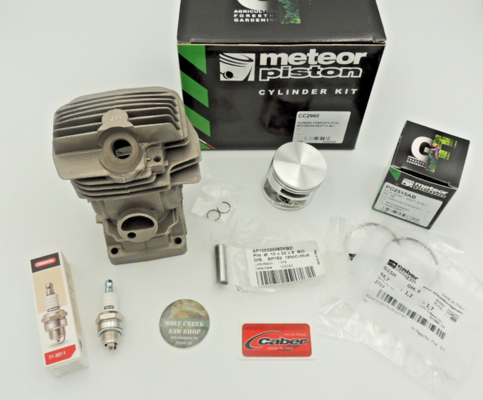 Meteor Nikasil cylinder piston kit for Stihl MS271 44.7mm 1141 020 1203   MS291* - Image 3