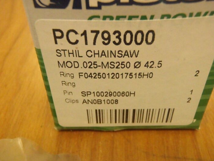 Meteor piston kit for Stihl 025 MS250 42.5mm with rings Italy 1123 030 2000 - Image 4