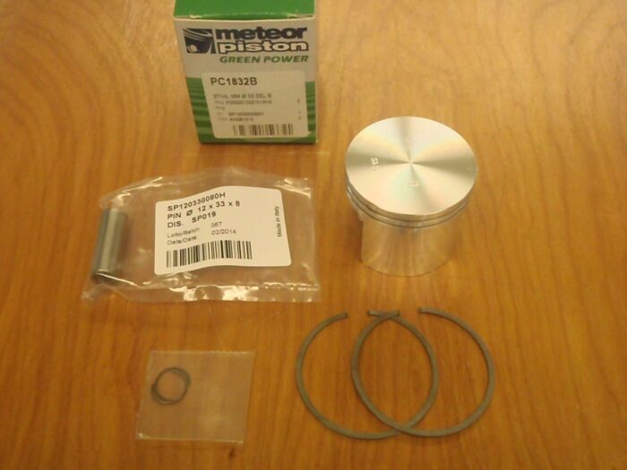 Meteor piston kit for Stihl 064 52mm with Caber rings Italy