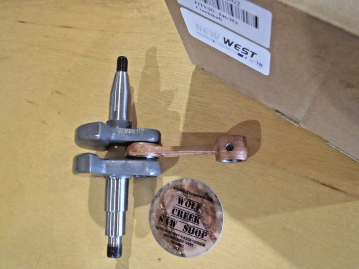 New West crankshaft for Husqvarna 346 346xp 351 353 CS2152   504 20 68-02 - Image 3